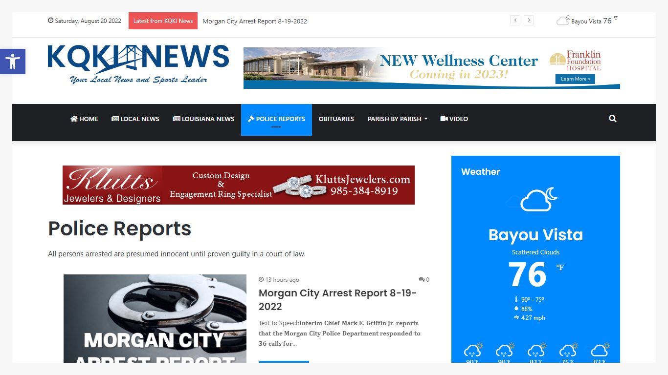 Police Reports – KQKI News